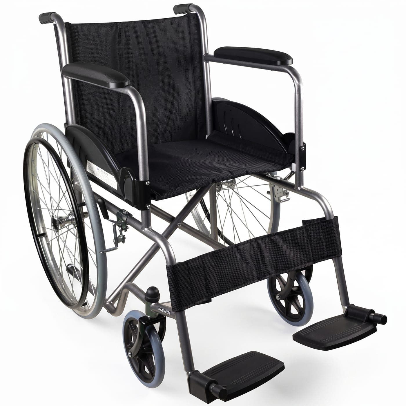 Steel frame wheelchair